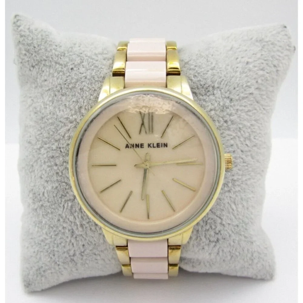 Women Anne Klein Quartz 100ft WR Analog mm Round Watch (H103)